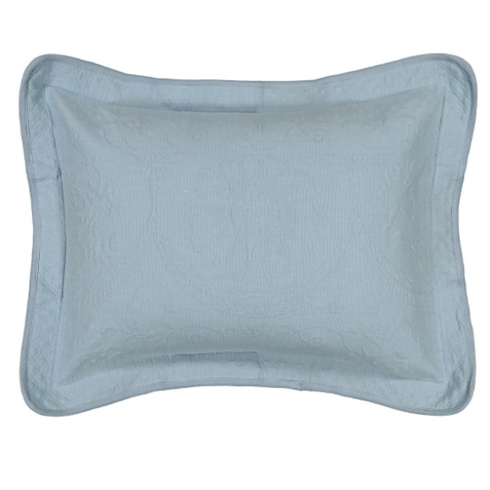 Historic Charleston Collection Sham Standard Size King Charles Blue Cotton New